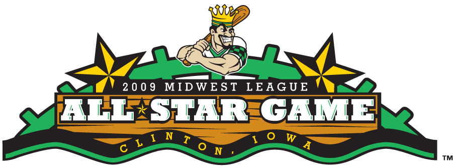 Midwest League All-Star Game 2009 Primary Logo iron on heat transfer